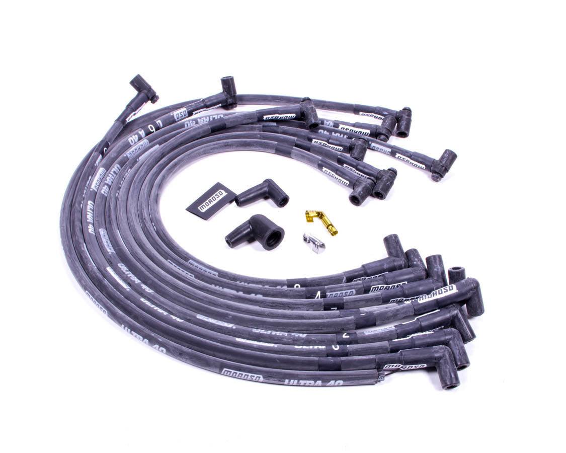 Ultra 40 Plug Wire Set - Black - Burlile Performance Products
