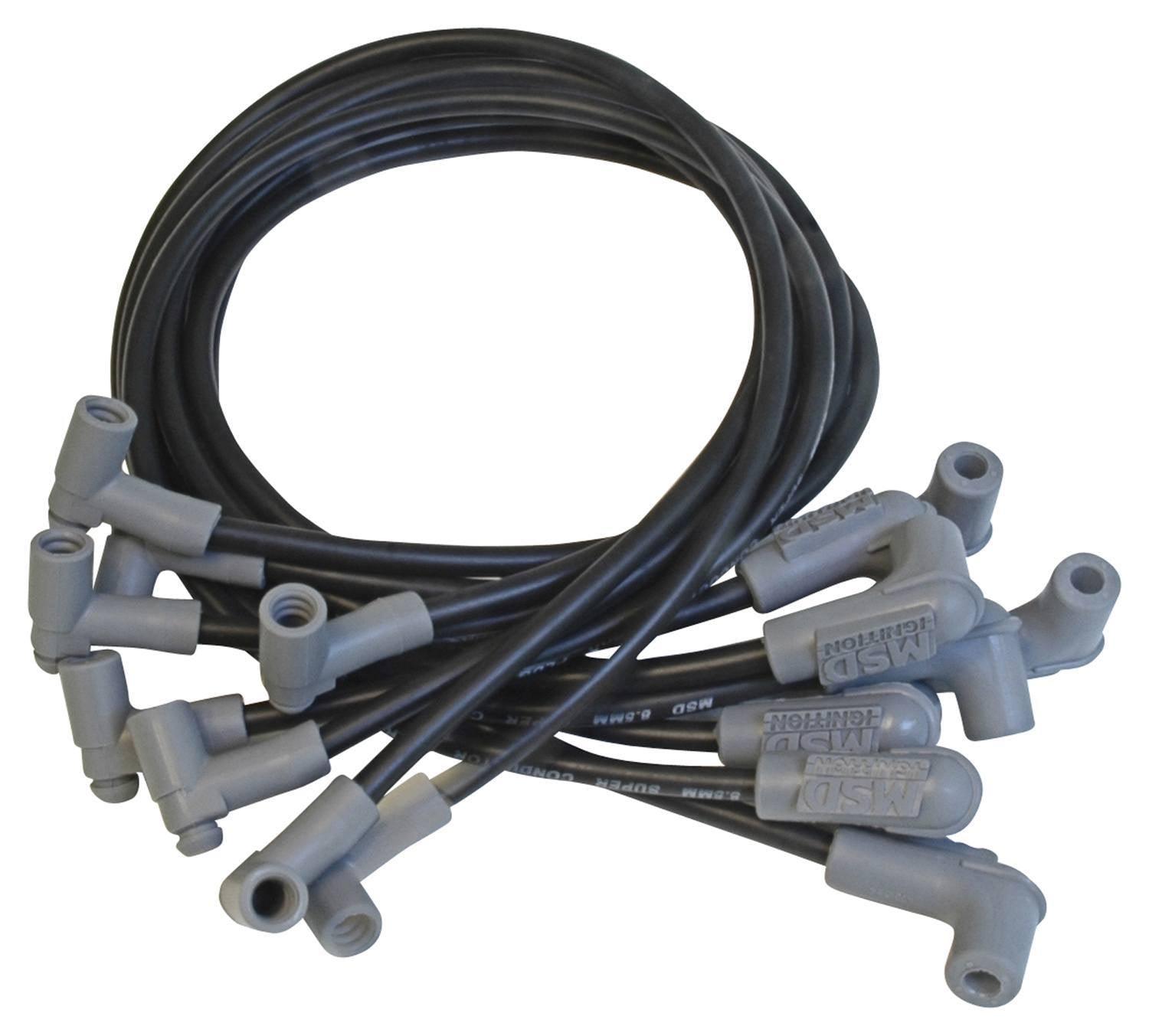 8.5MM Spark Plug Wire Set - Black - Burlile Performance Products