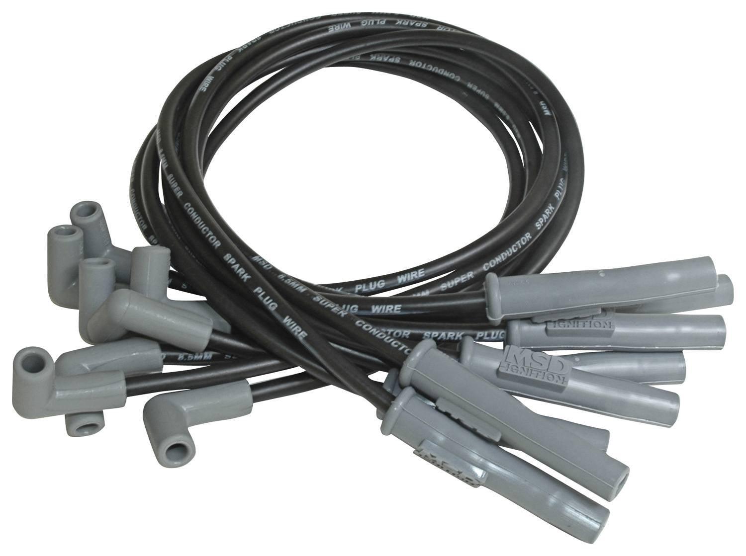 8.5MM Spark Plug Wire Set - Black - Burlile Performance Products