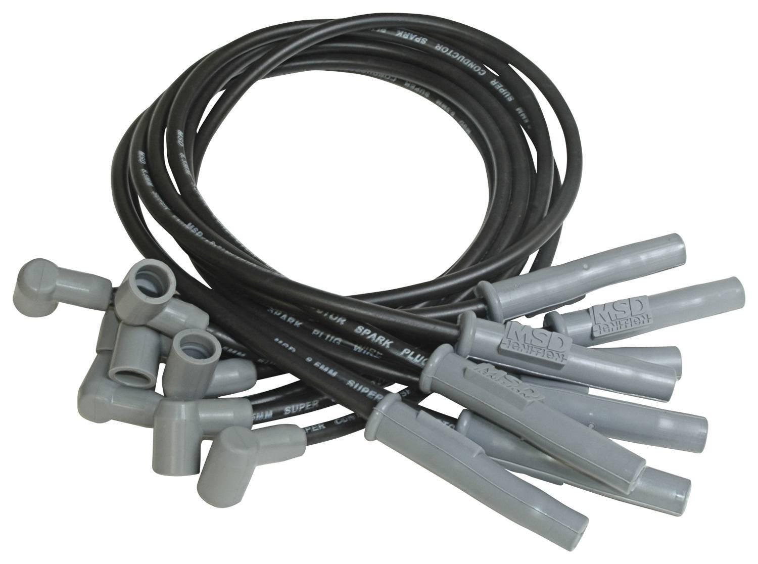 8.5MM Spark Plug Wire Set - Black - Burlile Performance Products