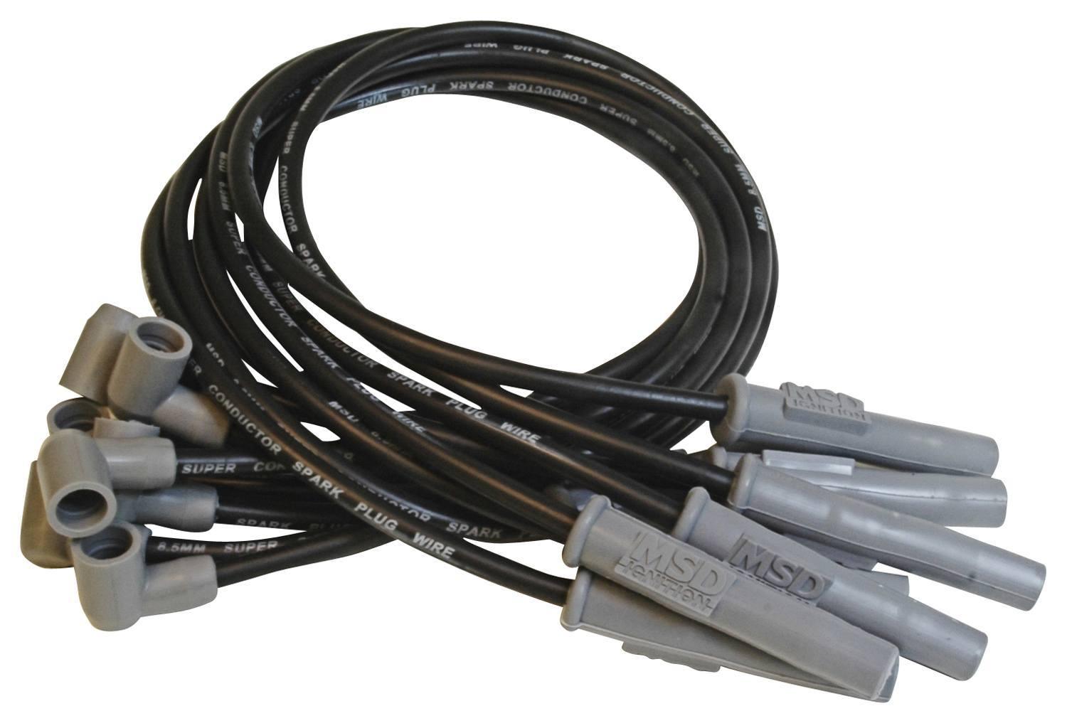 8.5MM Spark Plug Wire Set - Black - Burlile Performance Products