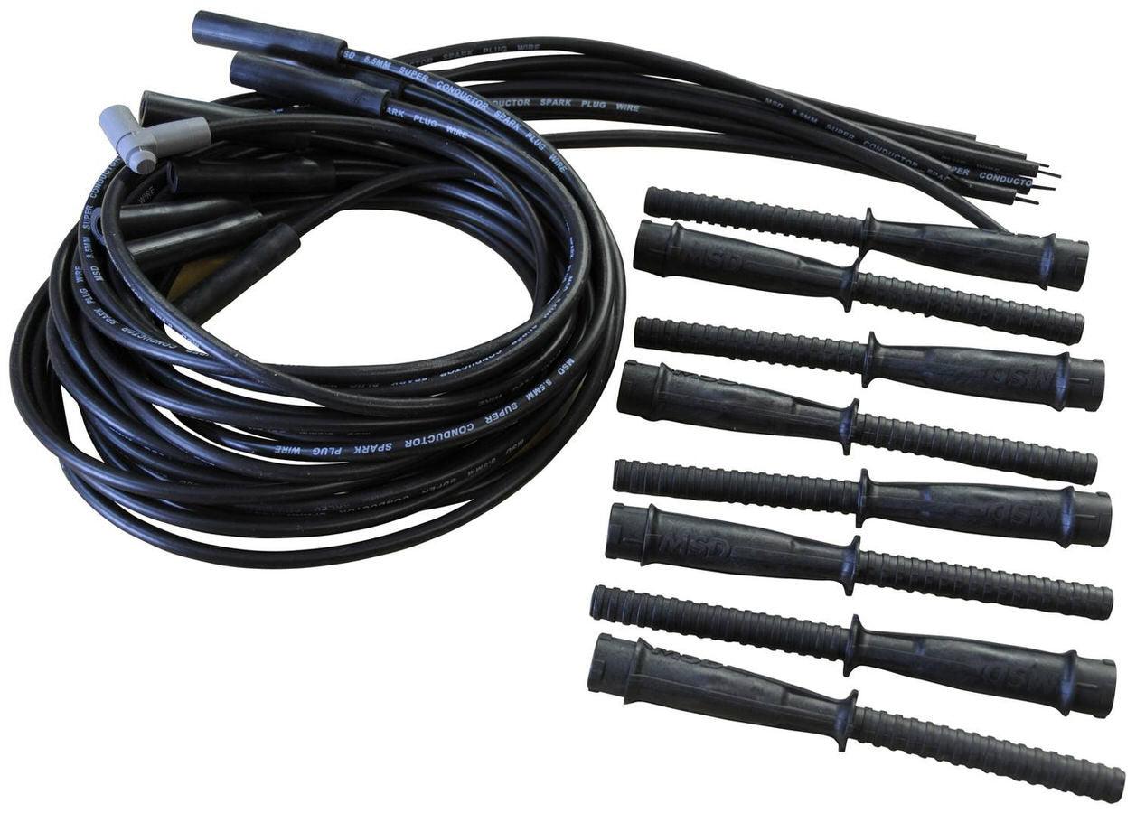 8.5MM Spark Plug Wire Set - Black - Burlile Performance Products