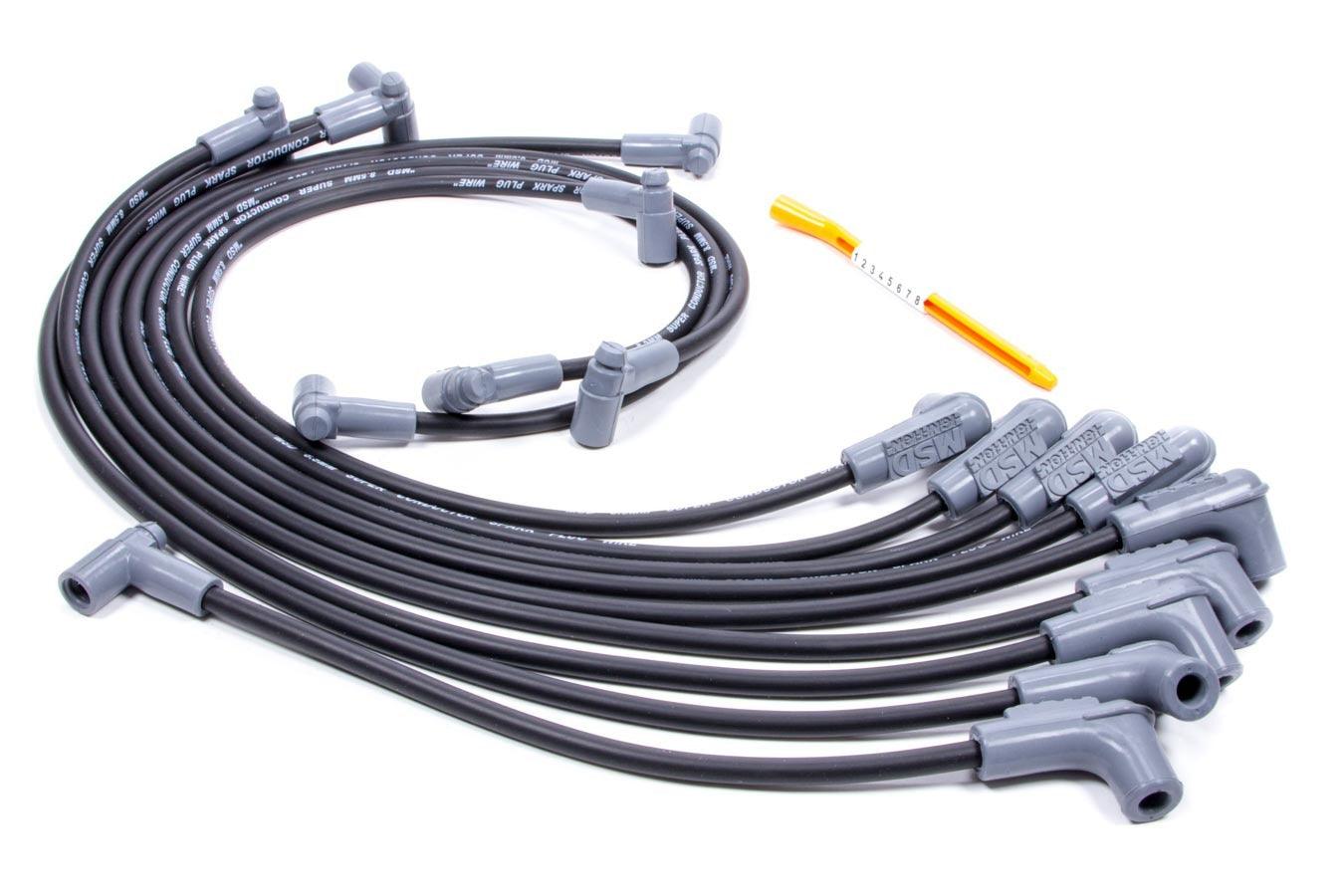 8.5MM Spark Plug Wire Set - Black - Burlile Performance Products