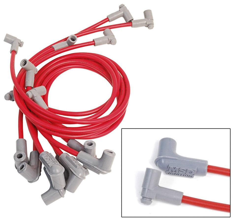 8.5MM Spark Plug Wire Set - Red - Burlile Performance Products