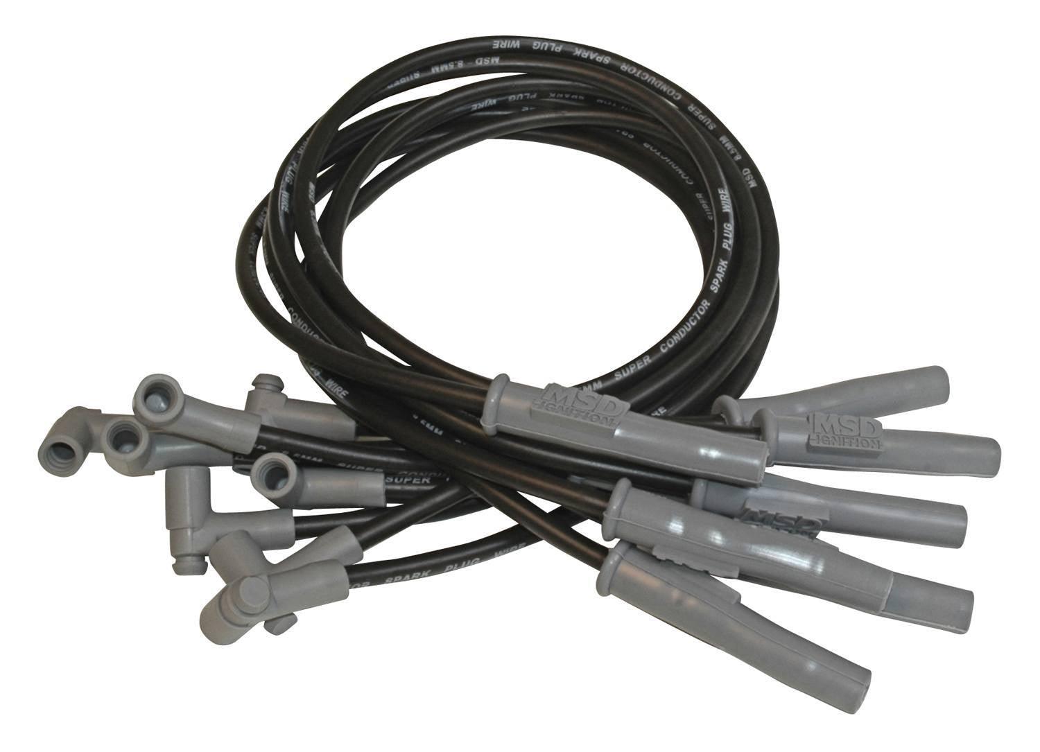 8.5MM Spark Plug Wire Set - Black - Burlile Performance Products