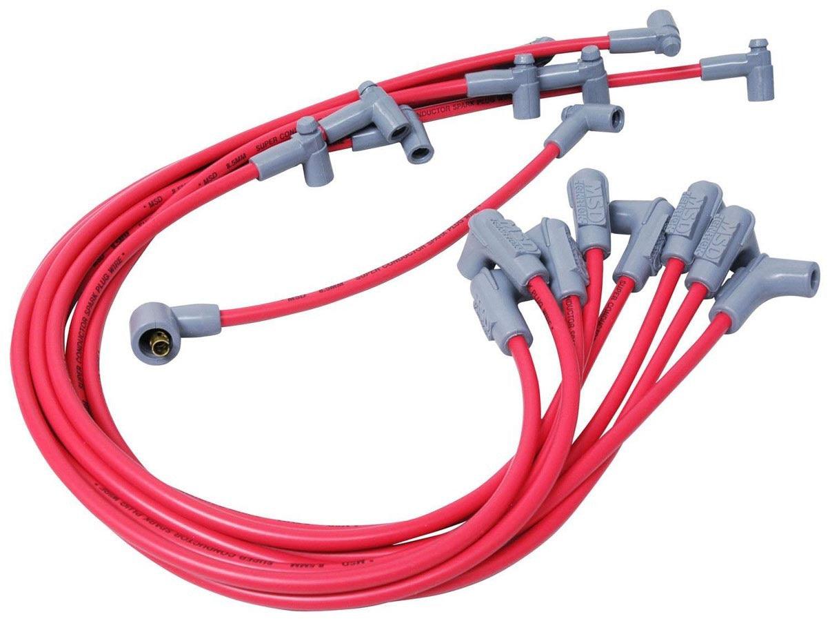 8.5MM Spark Plug Wire Set - Red - Burlile Performance Products