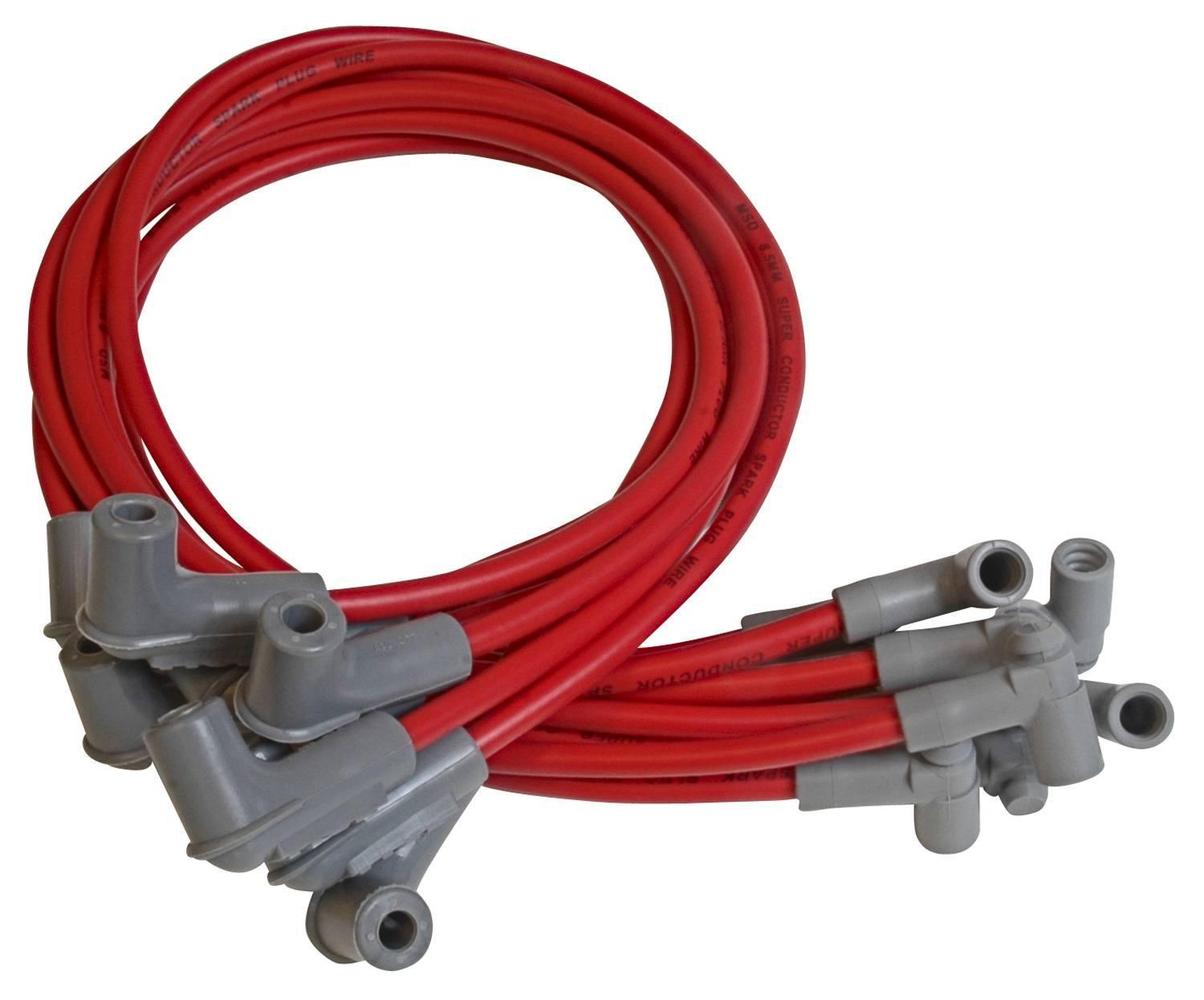 8.5MM Spark Plug Wire Set - Red - Burlile Performance Products