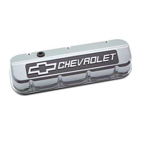 Slant Edge Valve Covers BBC Chrome - Burlile Performance Products