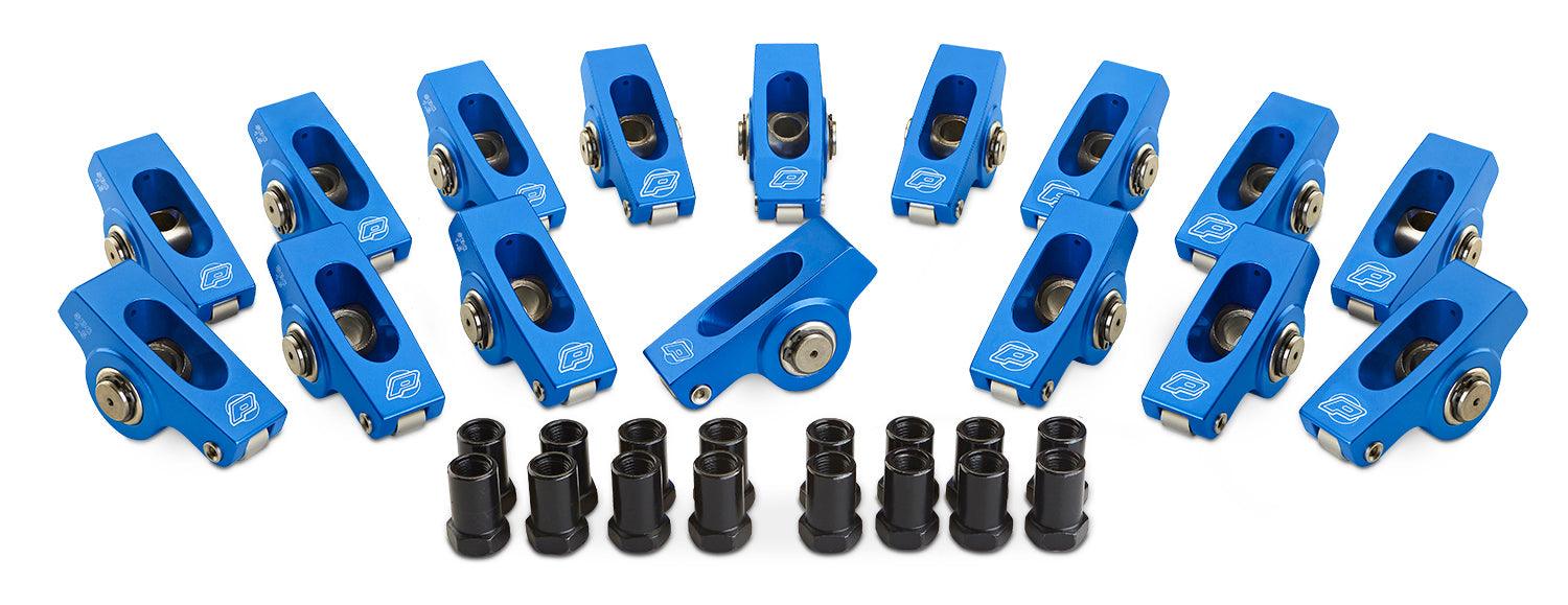 SBC Roller Rocker Arms - 1.6 Ratio- 3/8in Stud - Burlile Performance Products