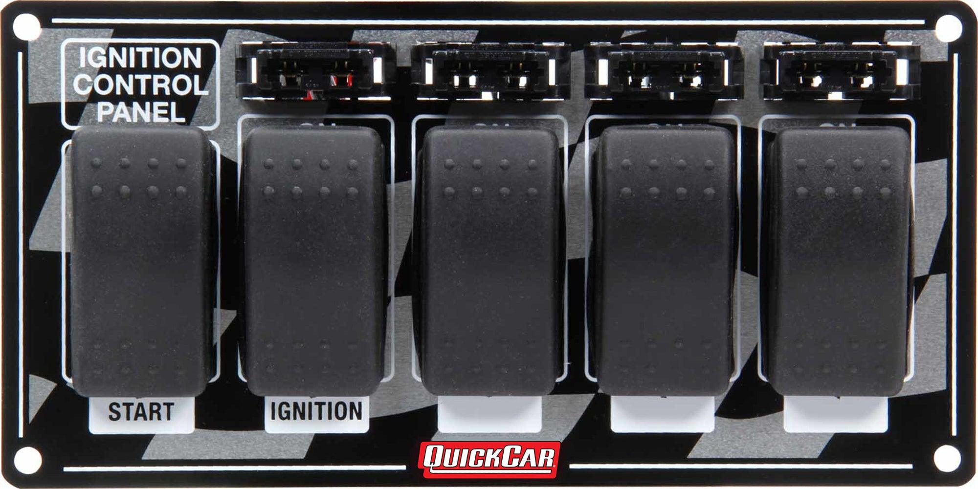 Ignition Panel w/ Rocker Switches & Fuses - Burlile Performance Products