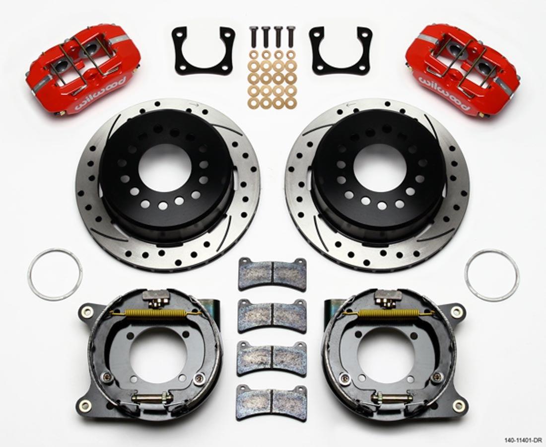 Rear Disc Brake Kit w/ Park Brake 12 Bolt GM - Burlile Performance Products