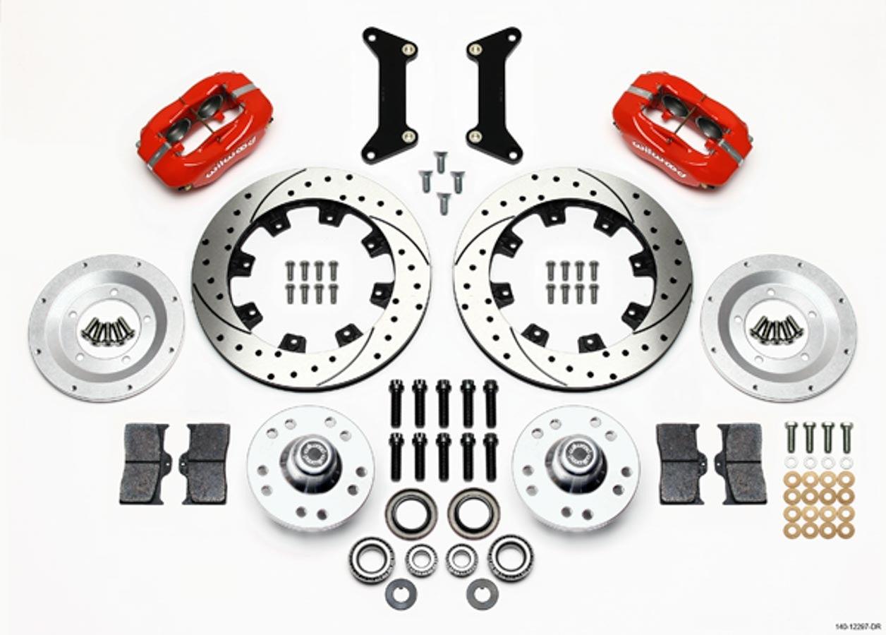 Front Brake Kit 80-87 GM G-Body 4 Piston Caliper - Burlile Performance Products