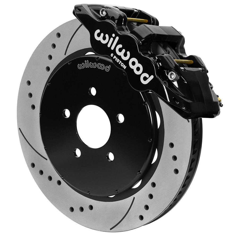 Brake Kit Front 94-04 Mustang 5 Lug Aero 6 - Burlile Performance Products