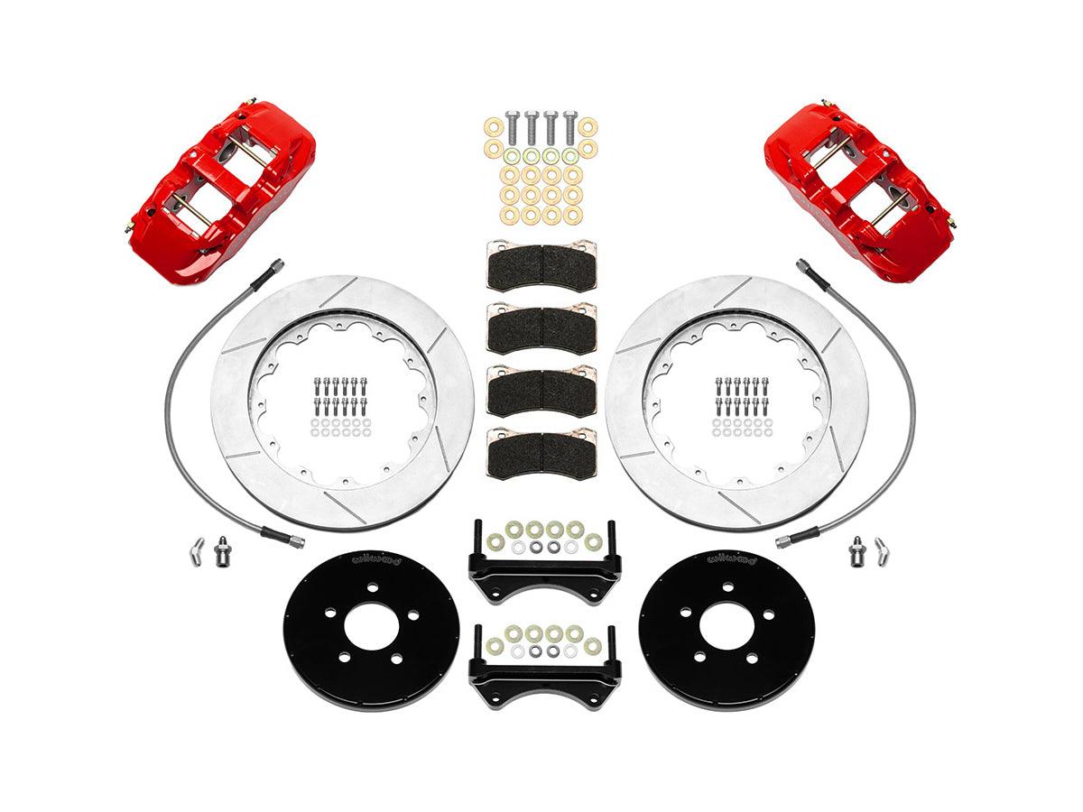 Brake Kit Front 94-04 Mustang 5 Lug Aero 6 - Burlile Performance Products