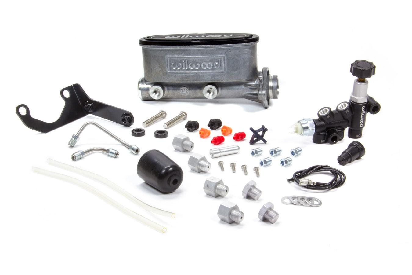 Alum Tandem M/C Kit w/ Brkt & Prop Valve 1.12in - Burlile Performance Products