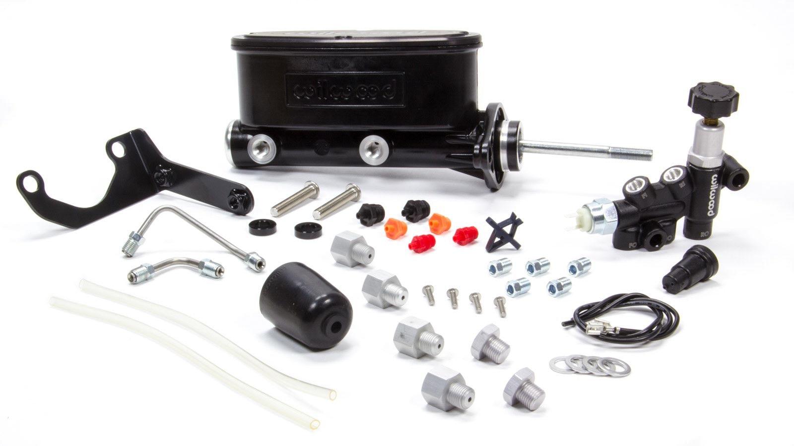 Alum Tandem M/C Kit w/ Brkt & Prop Valve 7/8in - Burlile Performance Products