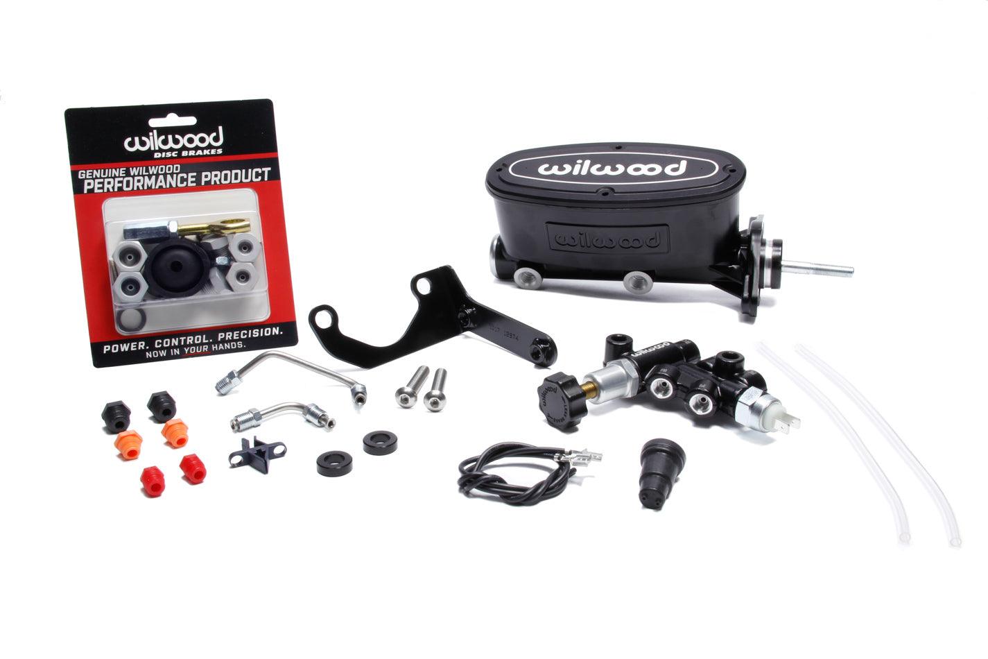 Alum. Tandem M/C Kit w/ Brkt Prop Valve 15/16in - Burlile Performance Products