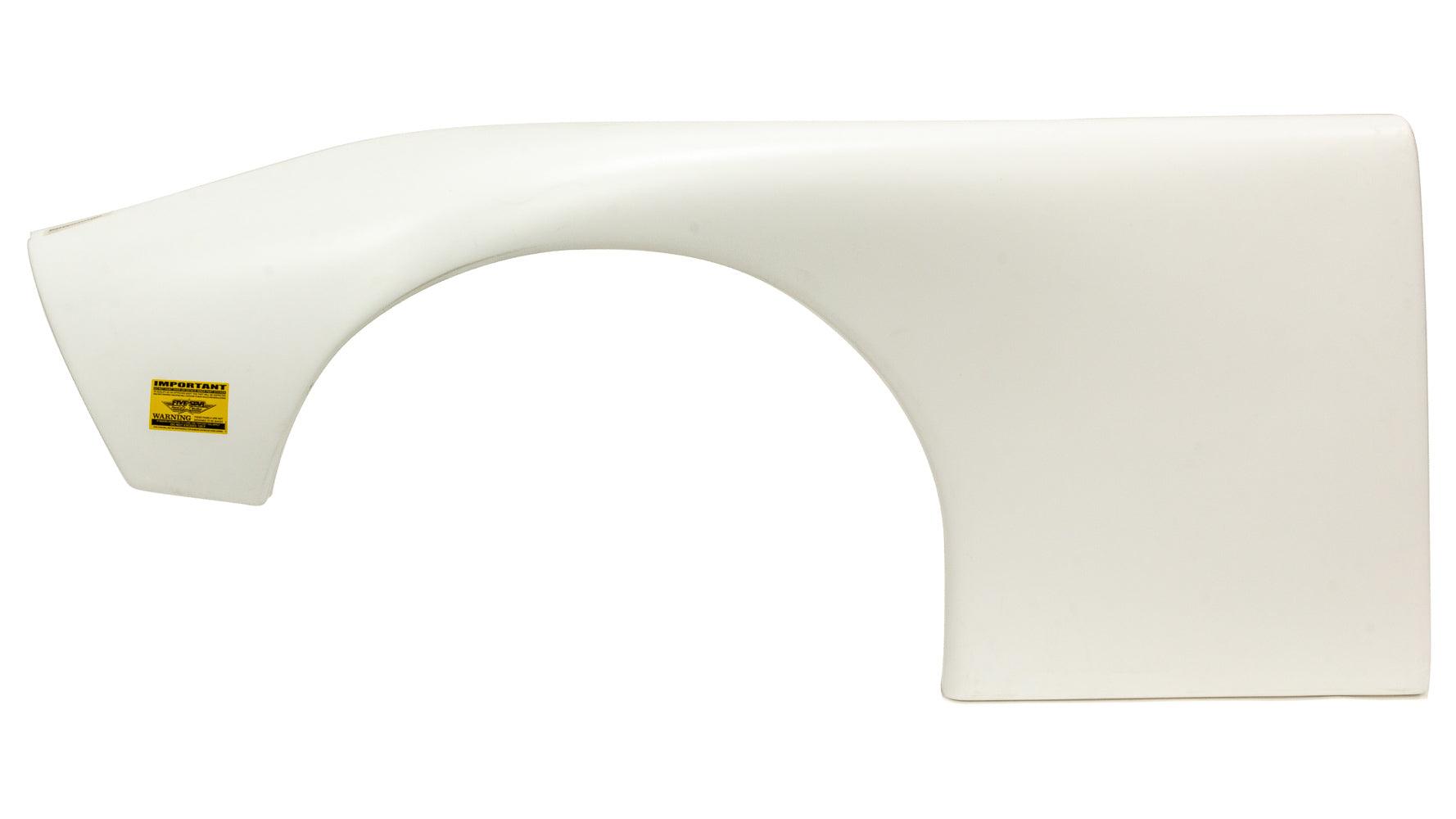 ABC Fender Plastic White Left 8in Tires - Burlile Performance Products