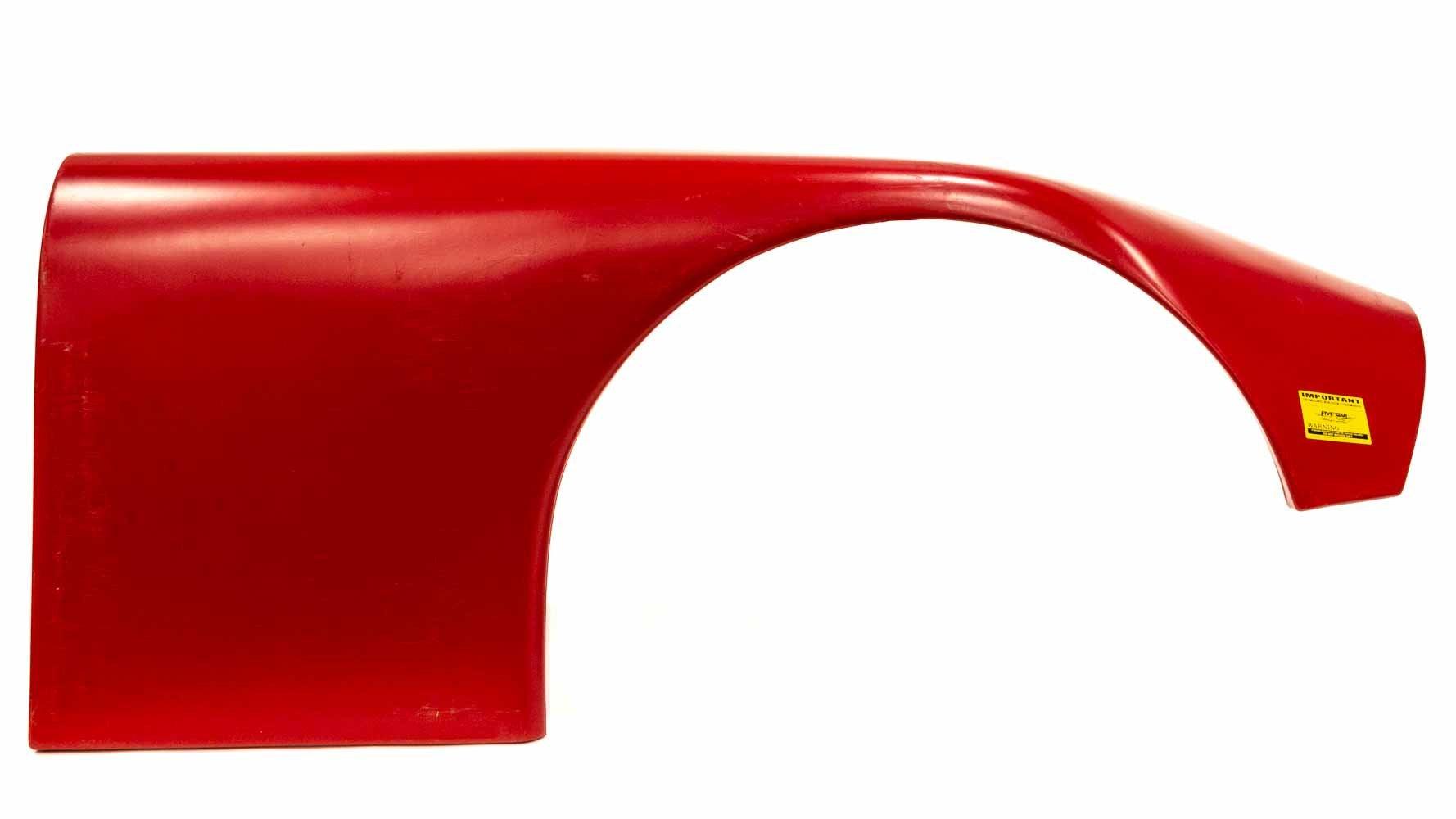 ABC Plastic Fender Wide Right Red - Burlile Performance Products