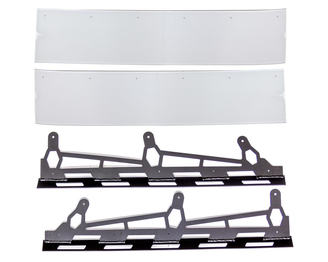 ABC Spoiler 6.5in x 60in 70 Degree Black - Burlile Performance Products