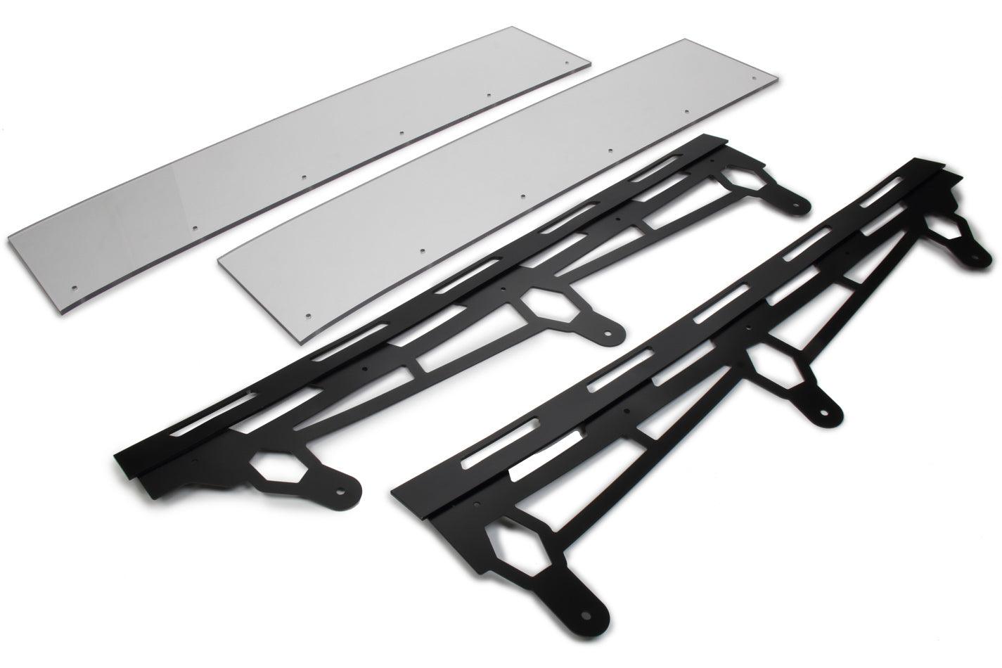 ABC Spoiler 6.5in x 60in 90 Degree Black - Burlile Performance Products