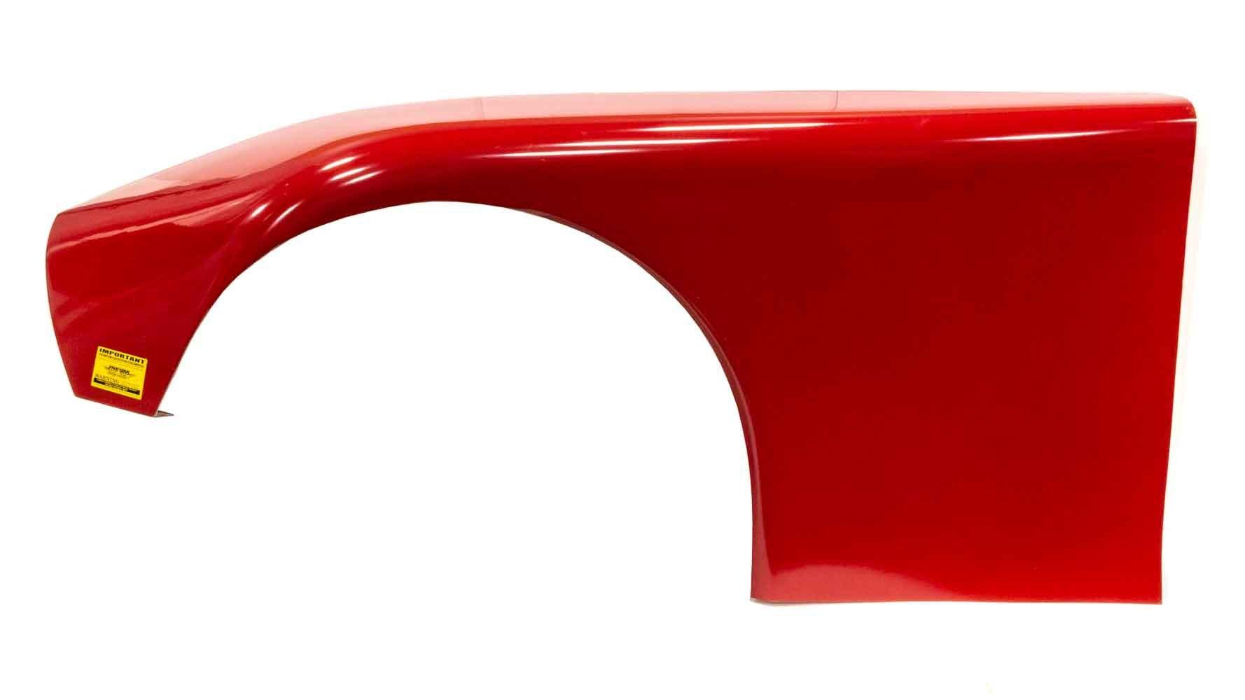 ABC Ultraglass Fender Wide Left Red - Burlile Performance Products