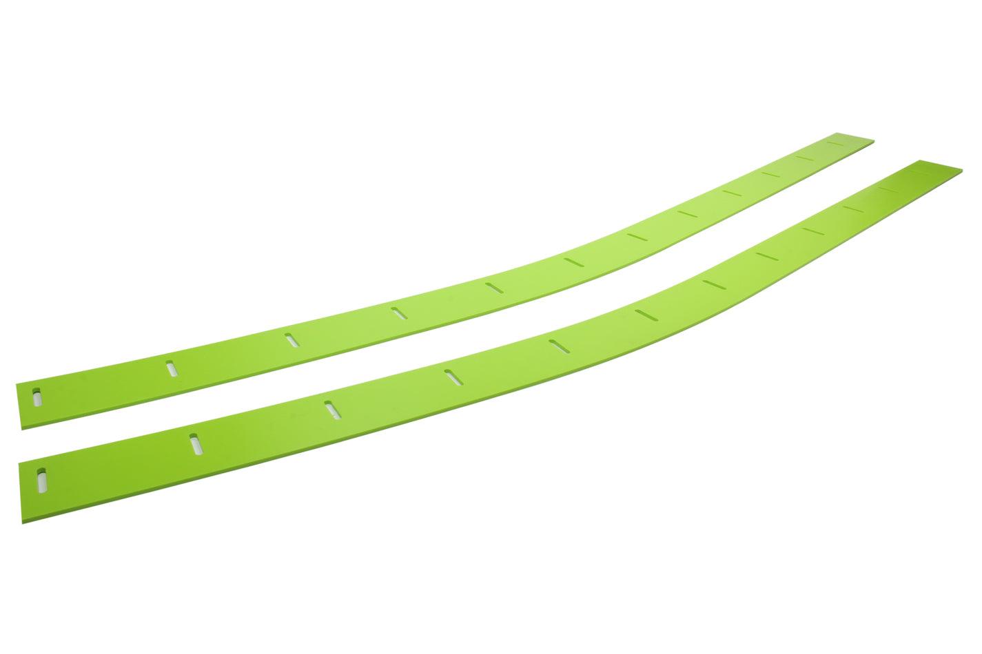 ABC Wear Strips Lower Nose 1pr Flresnt Green - Burlile Performance Products