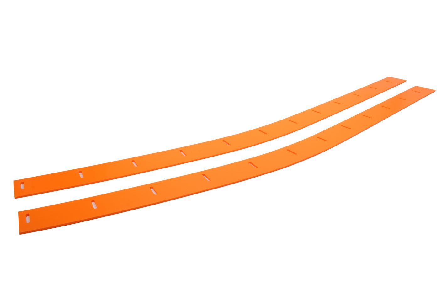 ABC Wear Strips Lower Nose 1pr Flresnt Orange - Burlile Performance Products