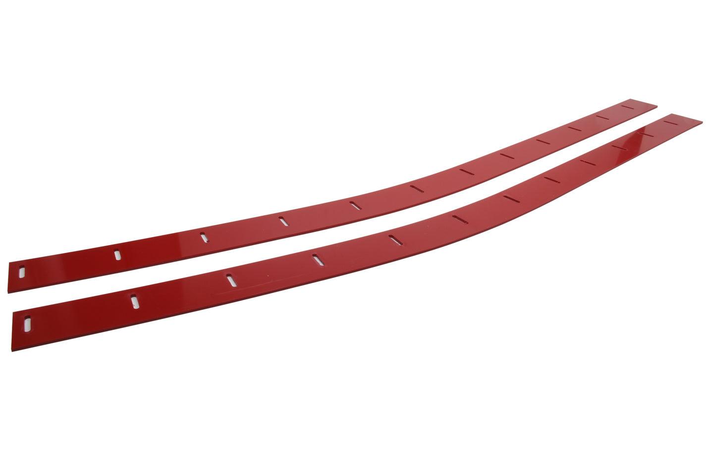 ABC Wear Strips Lower Nose 1pr Red - Burlile Performance Products