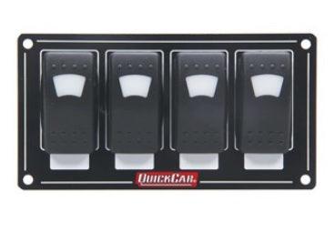 Accessory Panel 4 Switch Rocker Lighted - Burlile Performance Products
