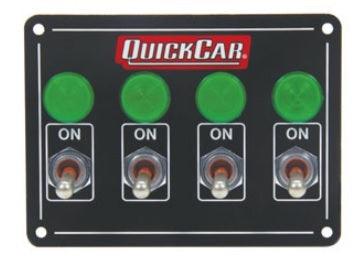 Accessory Panel 4 Switch w/Pilot Weatherproof - Burlile Performance Products