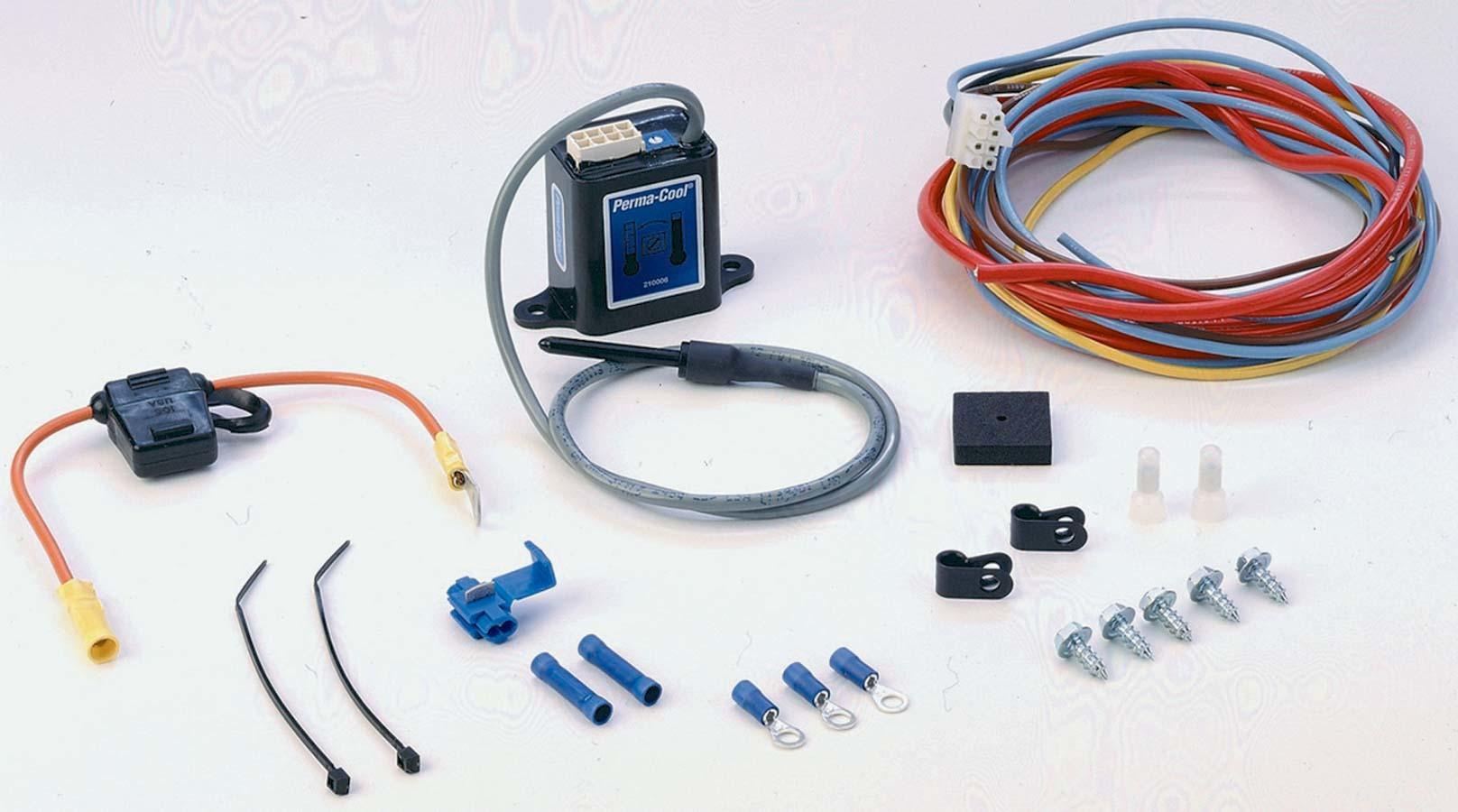 Adjustable Elec. Fan Wiring Kit Probe - Burlile Performance Products