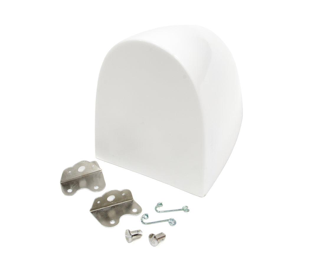 Aero Fuel Tank Cover White With Brackets - Burlile Performance Products