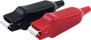 Alligator Clamps Red & Black (Pair) - Burlile Performance Products