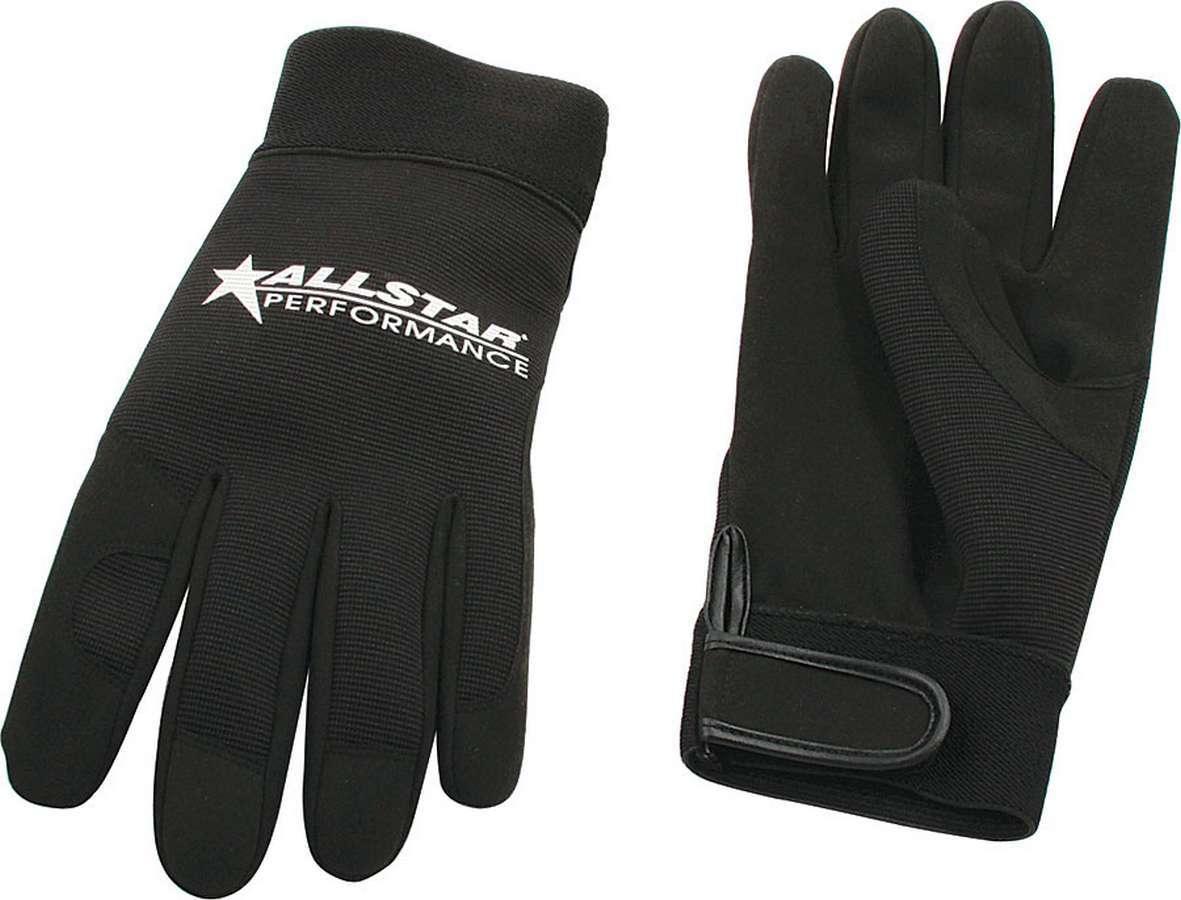 Allstar Gloves Blk Lg Crew Gloves - Burlile Performance Products