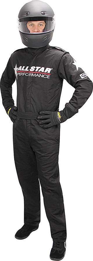 Allstar Race Suit Black Med Discontinued - Burlile Performance Products