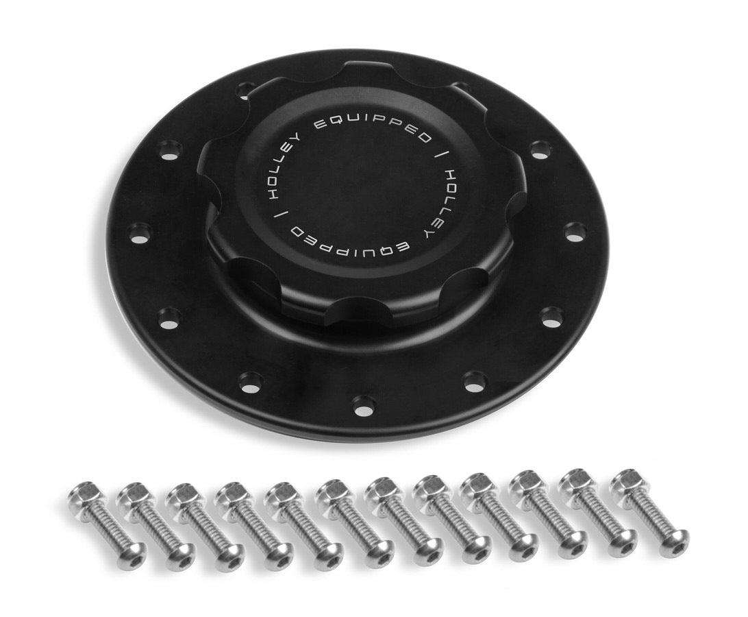 Alm Fuel Cell Cap & Bung w/12 Bolt Flange - Burlile Performance Products
