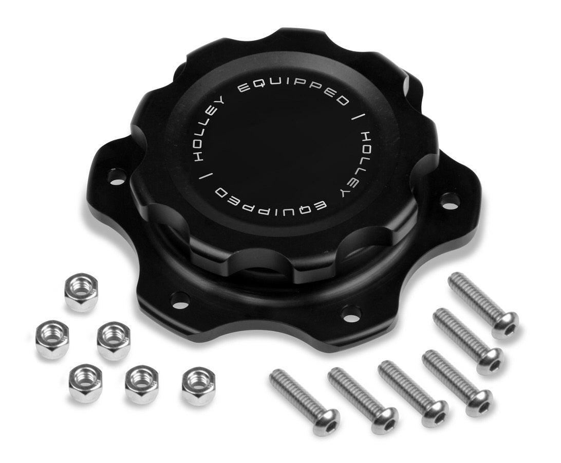 Alm Fuel Cell Cap & Bung w/6 Bolt Flange - Burlile Performance Products