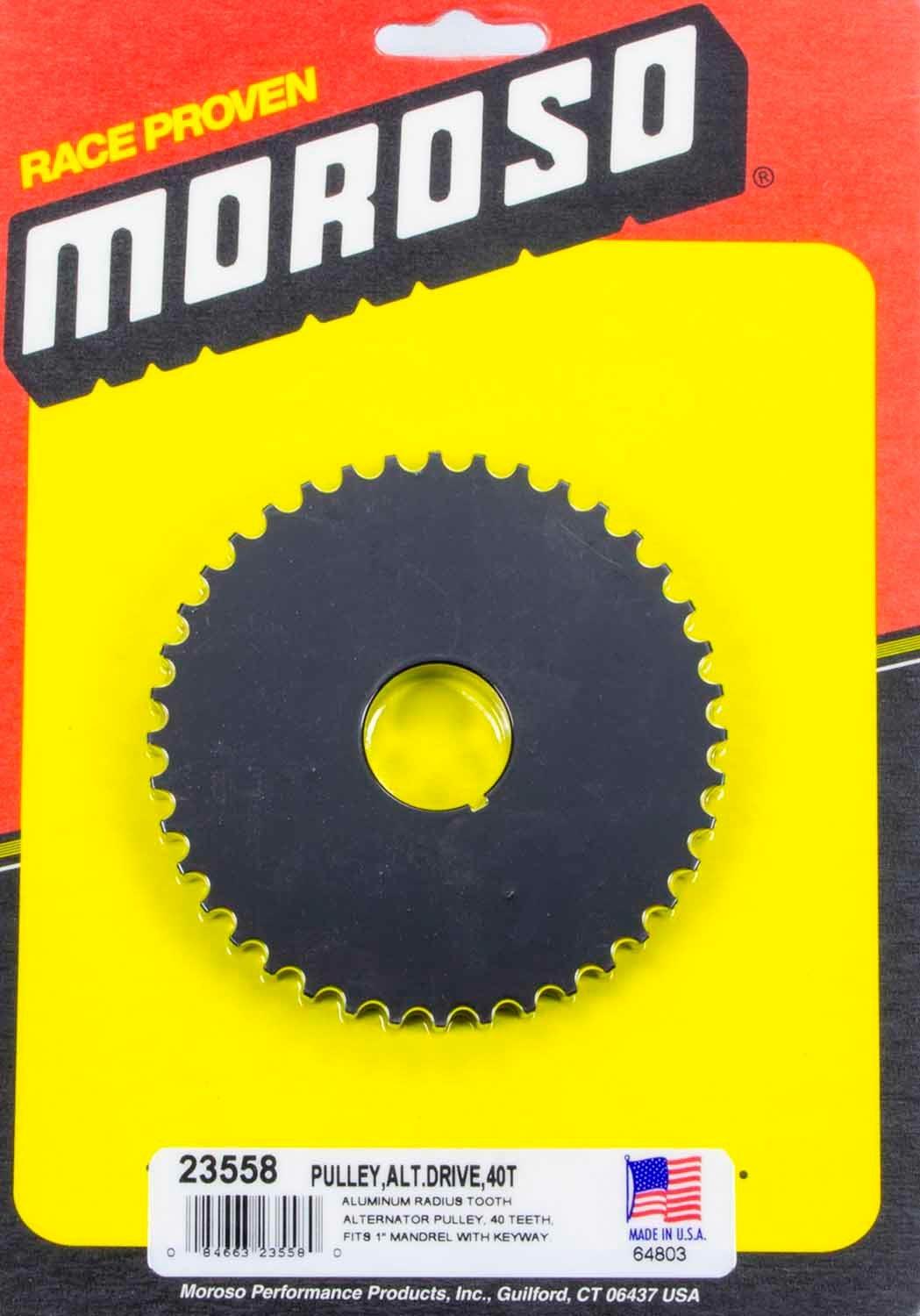Alternator Drive Pulley 40T- Radius Tooth - Burlile Performance Products