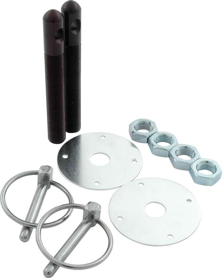 Alum Hood Pin Kit 1/2in Black - Burlile Performance Products