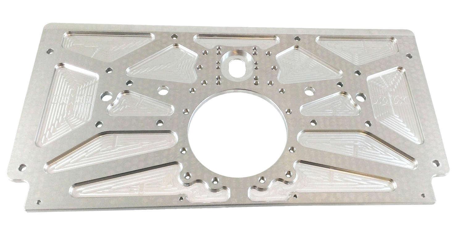 Alum Rear Motor Plate Raised Rail Sprint Car - Burlile Performance Products