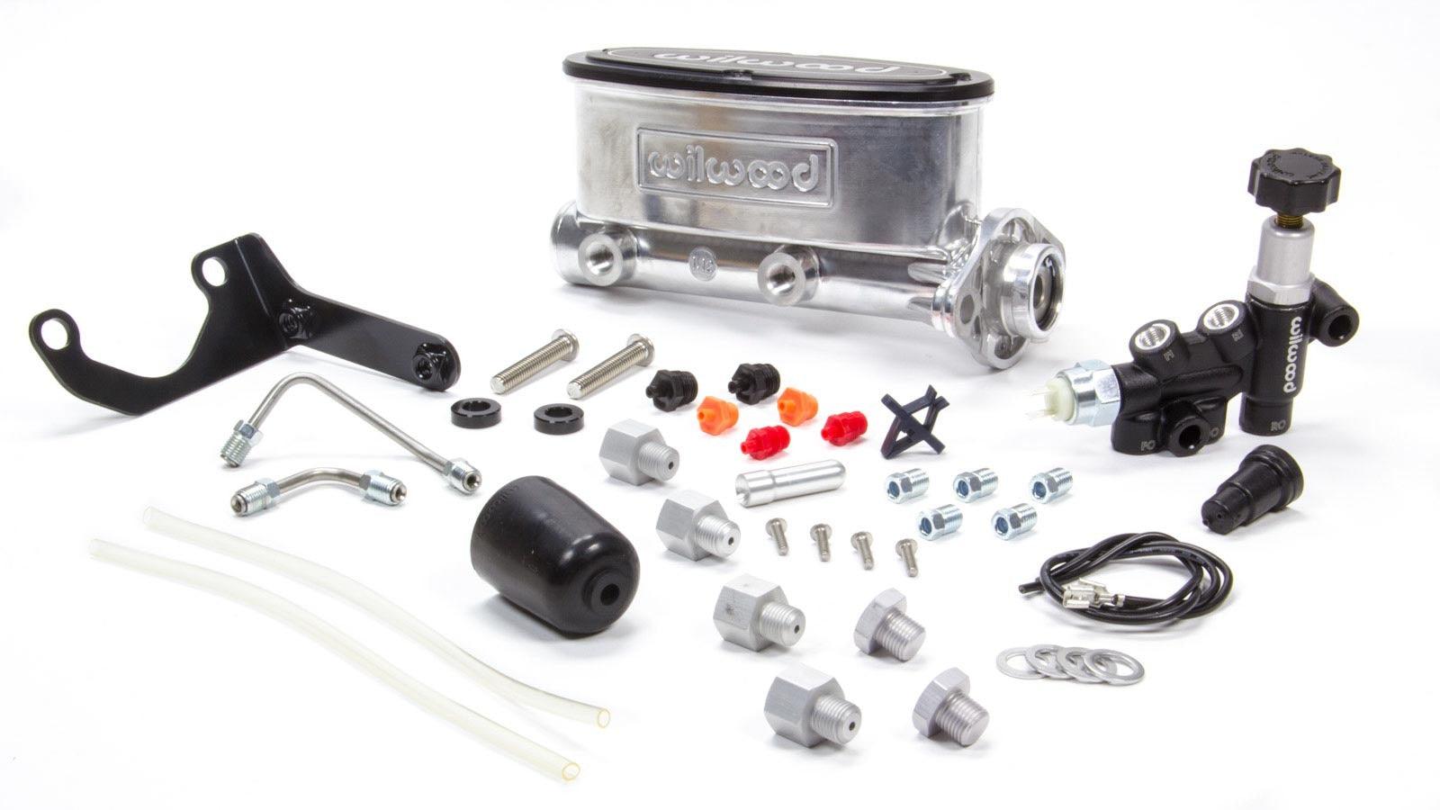 Alum Tandem M/C Kit w/ Brkt & Prop Valve 1.12in - Burlile Performance Products