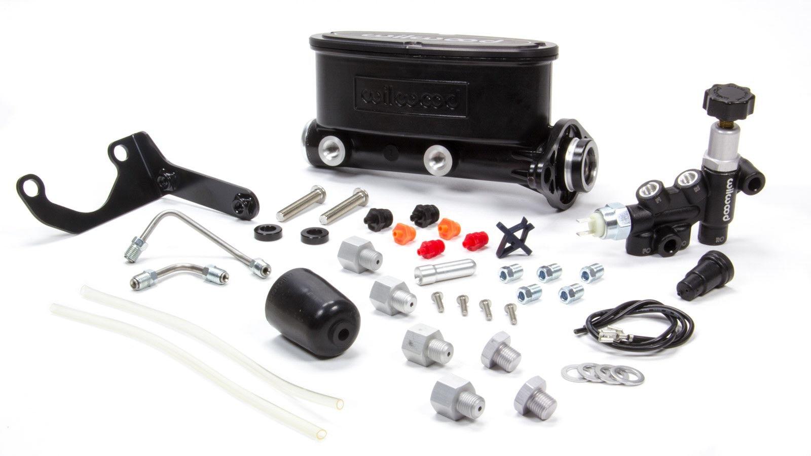 Alum Tandem M/C Kit w/ Brkt & Prop Valve 1in - Burlile Performance Products