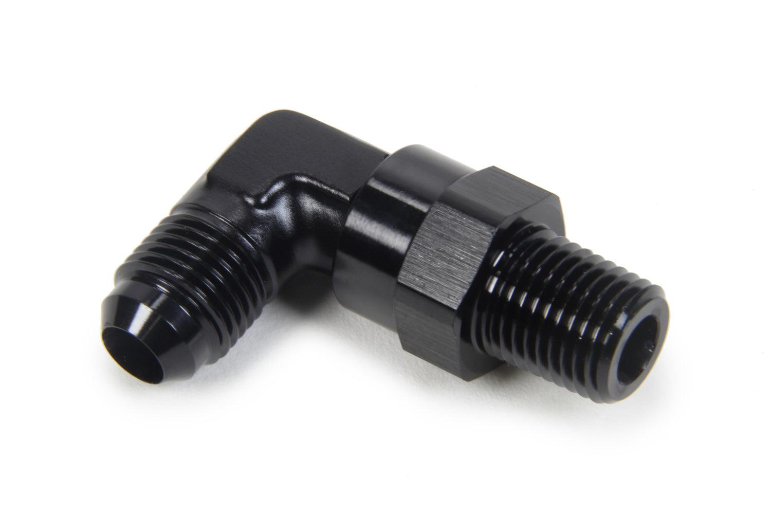 AN to NPT Swivel 90 Deg #6 x 1/4 - Burlile Performance Products