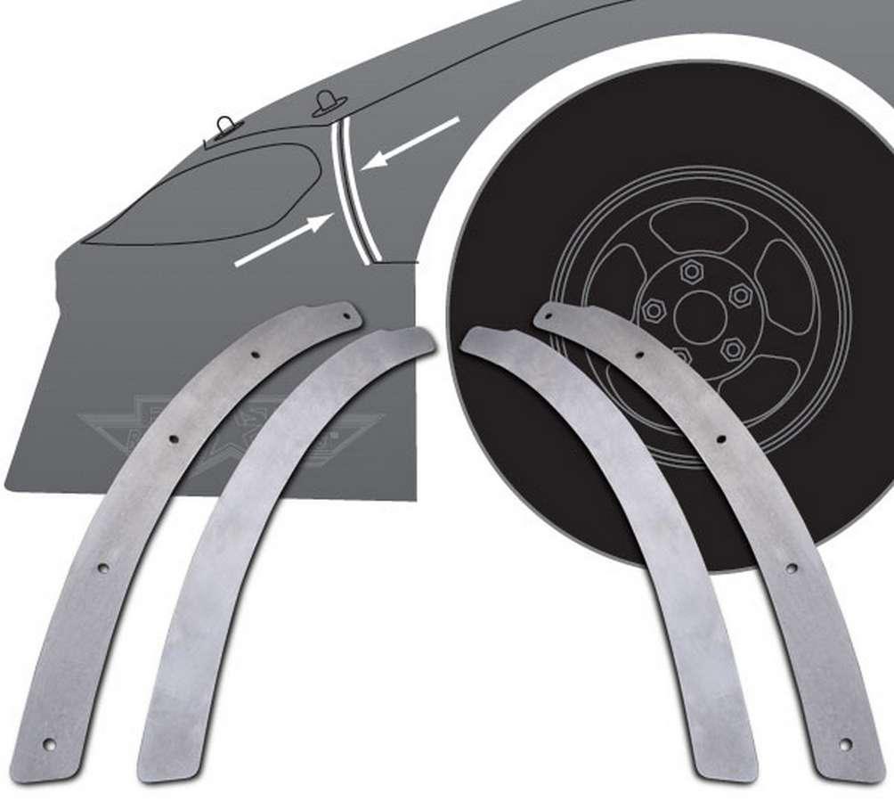 Backup Plate Kit Fender To Nose - Burlile Performance Products