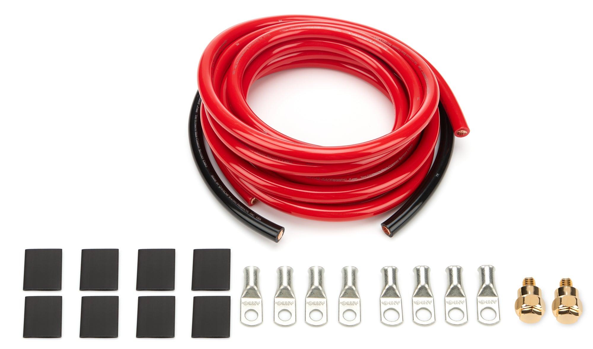 Battery Cable Kit 2 Gauge Side Mt - Burlile Performance Products