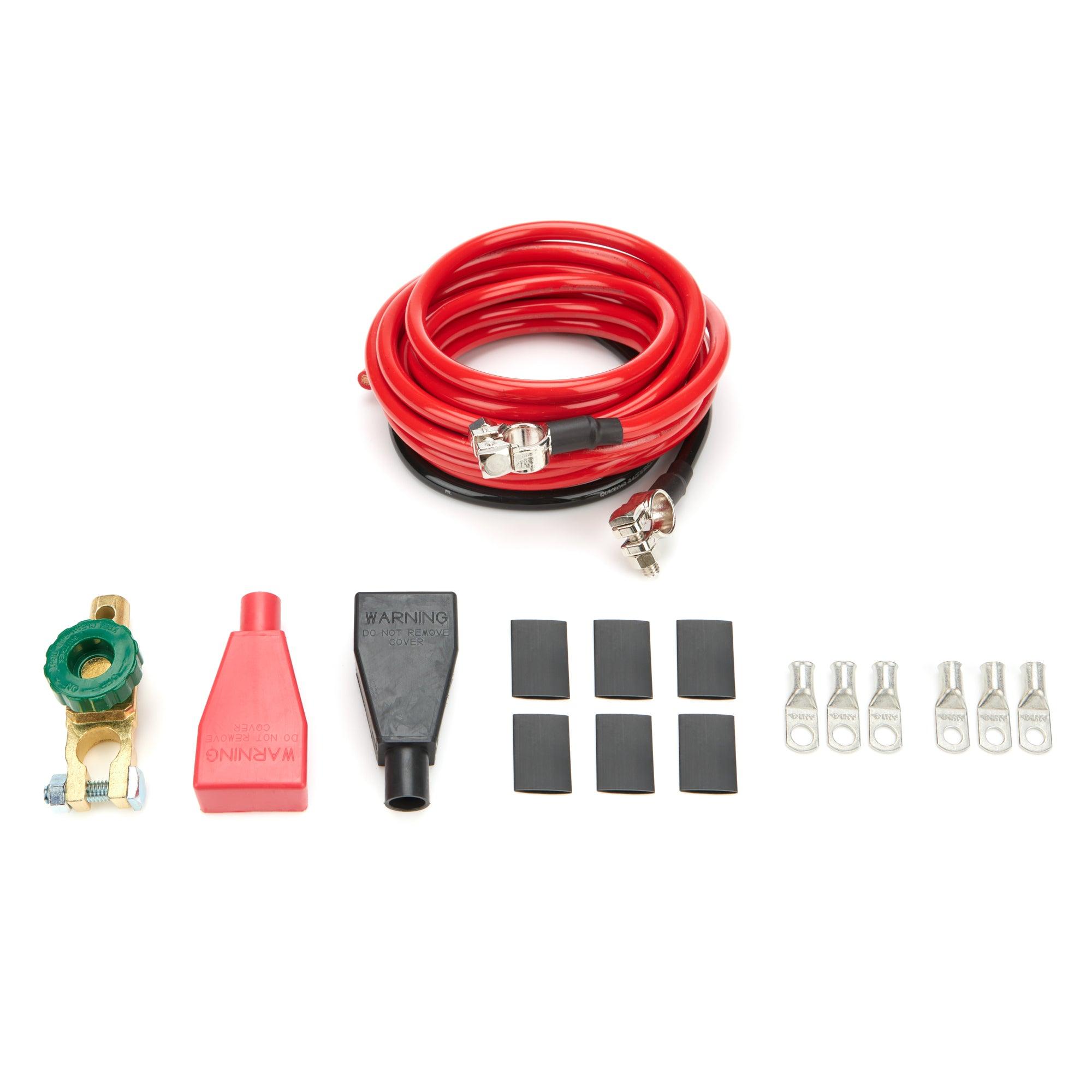 Battery Cable Kit 4 Ga. 15ft Red & 2ft Black - Burlile Performance Products
