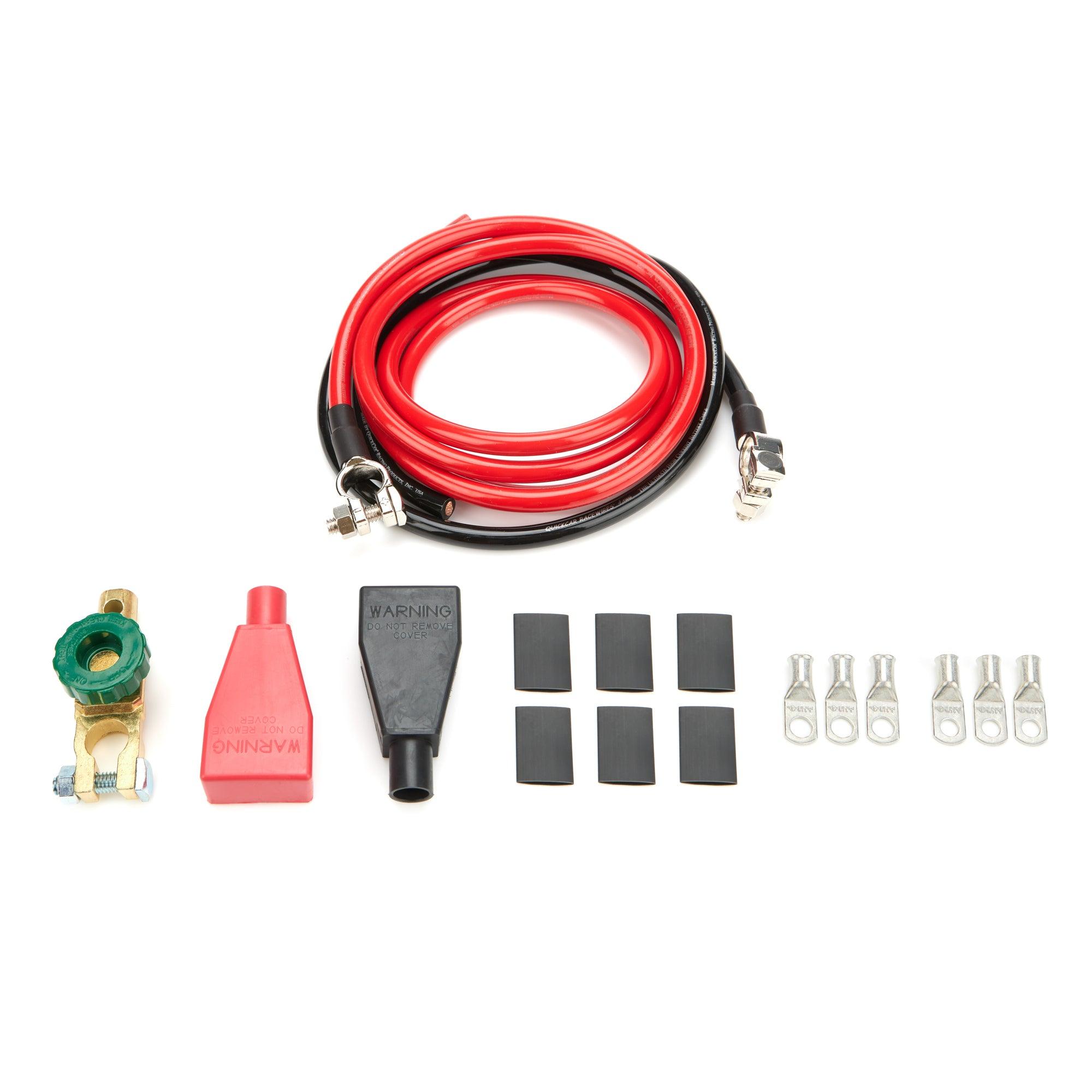 Battery Cable Kit 4 Ga. 6ft Red & 3ft Black - Burlile Performance Products