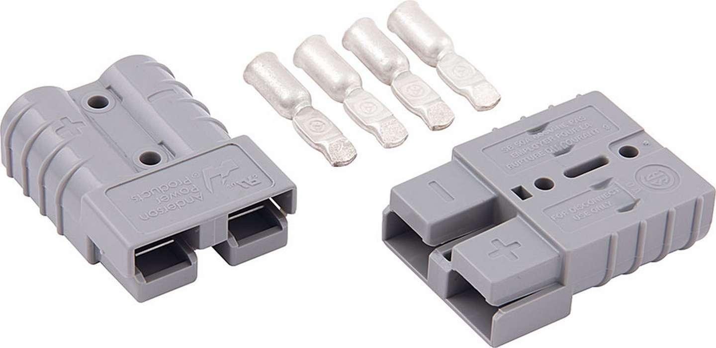 Battery Quick Disconnect 50 Amp Gray 1pr - Burlile Performance Products