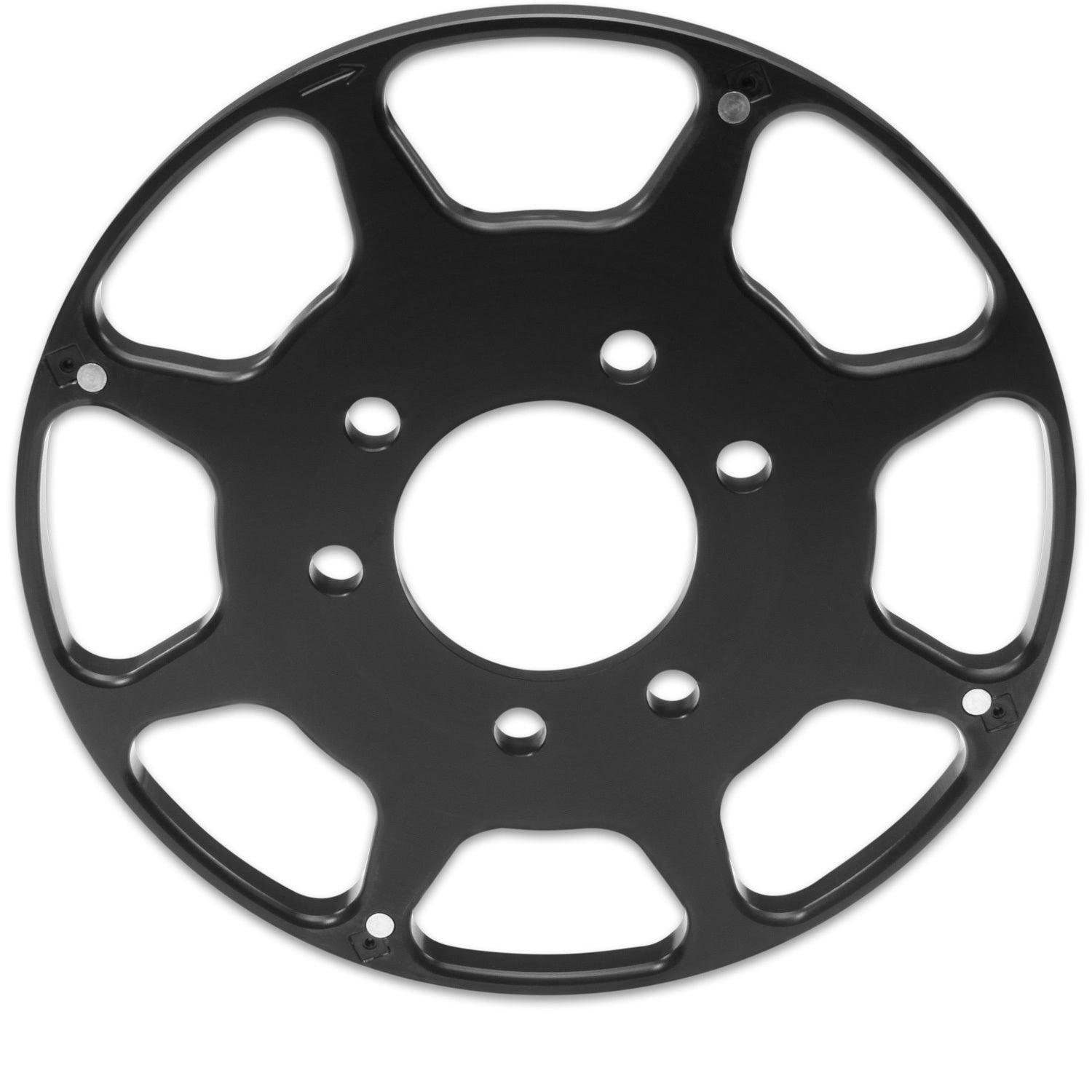 BBC 8in Crank Trigger Wheel Black - Burlile Performance Products